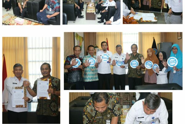 KEPALA BNN KABUPATEN BATANG TANDATANGANI MoU DENGAN SMA NEGERI 1 BOJONG