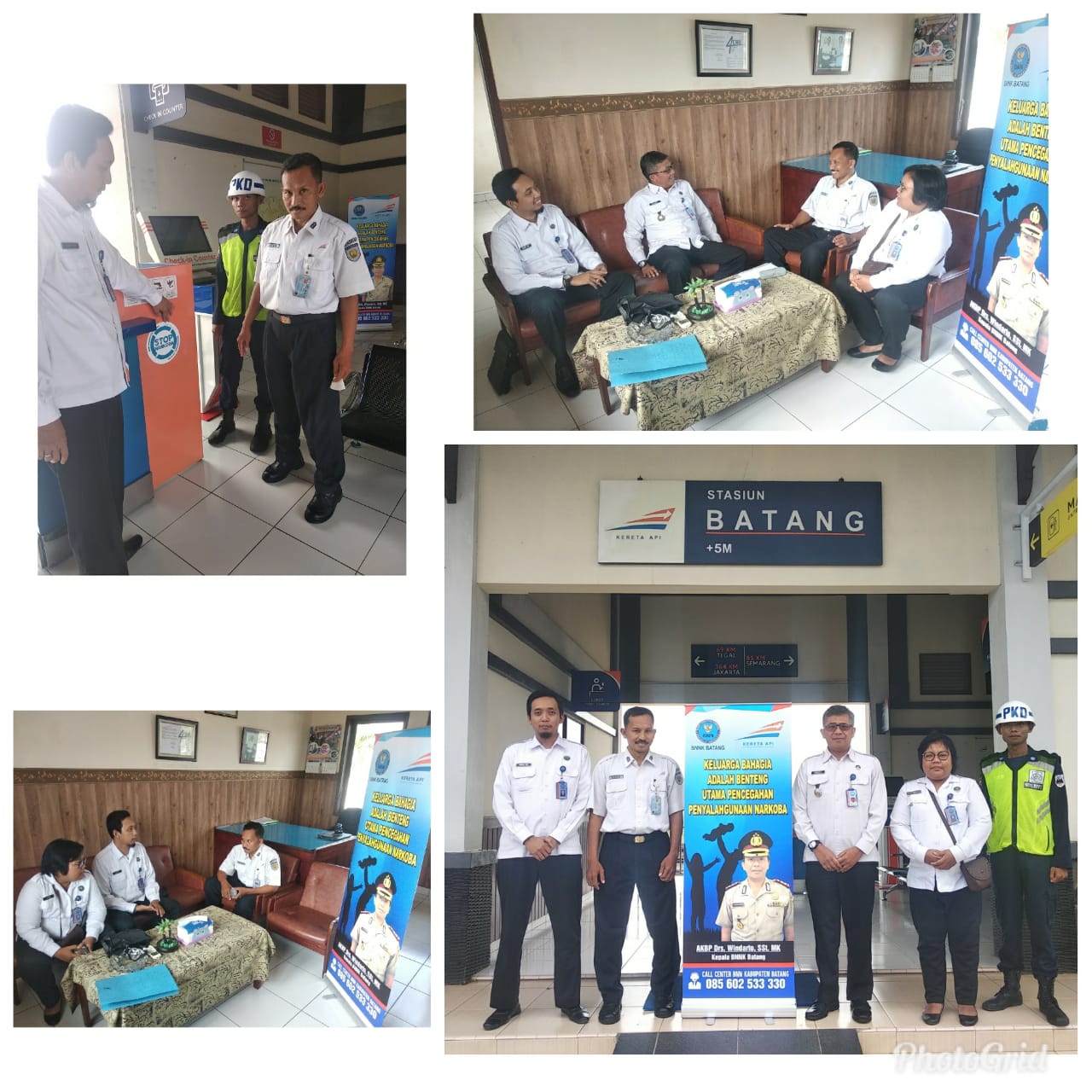 BNNK Batang gandeng Stasiun Batang Sebarkan Informasi P4GN BNNK Batang gandeng Stasiun Batang Sebarkan Informasi P4GN