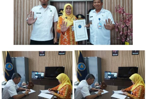 SMP N 1 LIMPUNG TANDATANGANI PERJANJIAN KERJA SAMA DENGAN BNNK BATANG