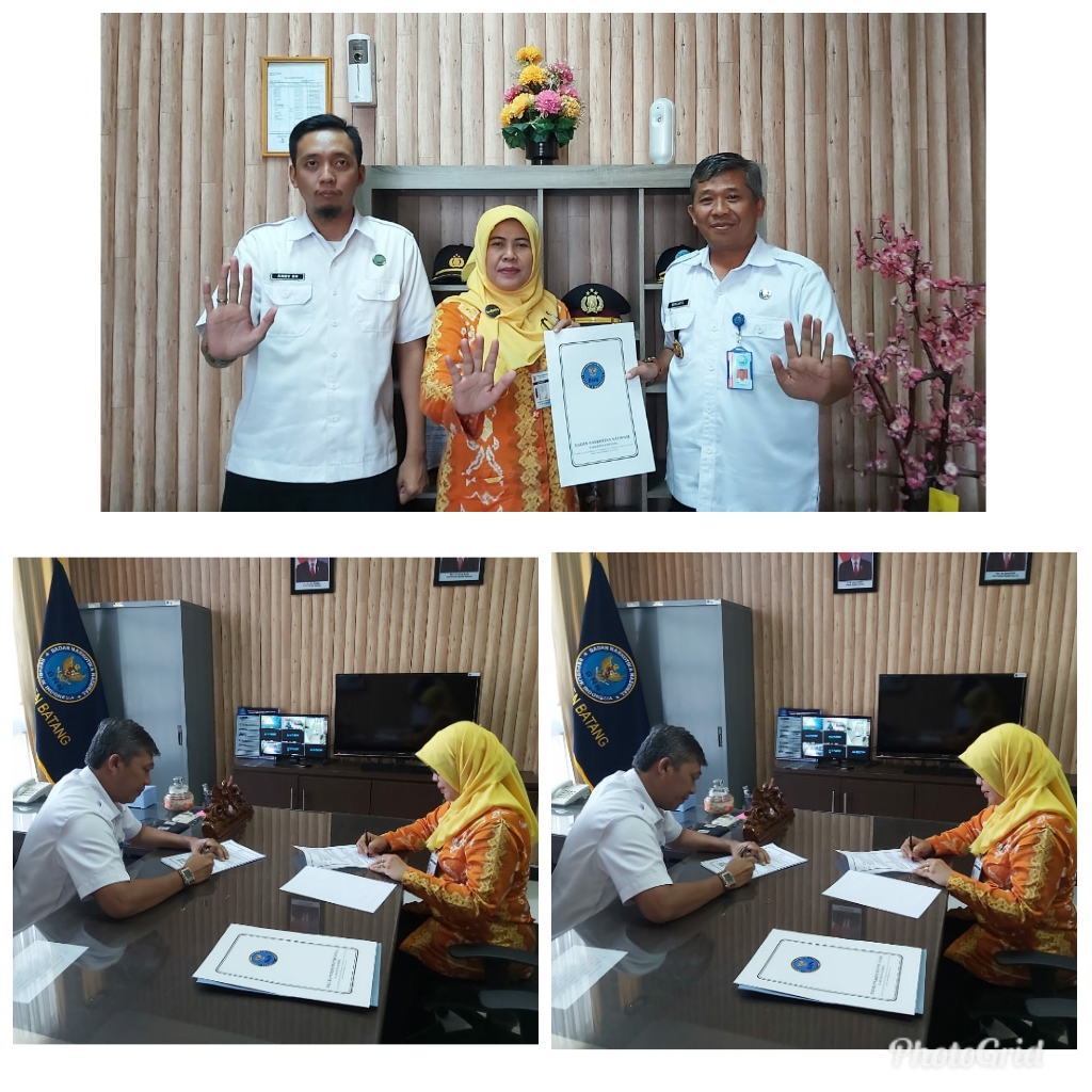 SMP N 1 LIMPUNG TANDATANGANI PERJANJIAN KERJA SAMA DENGAN BNNK BATANG
