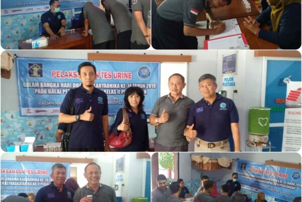 BAPAS PEKALONGAN GELAR TES URINE BEKERJA SAMA DENGAN BNNK BATANG