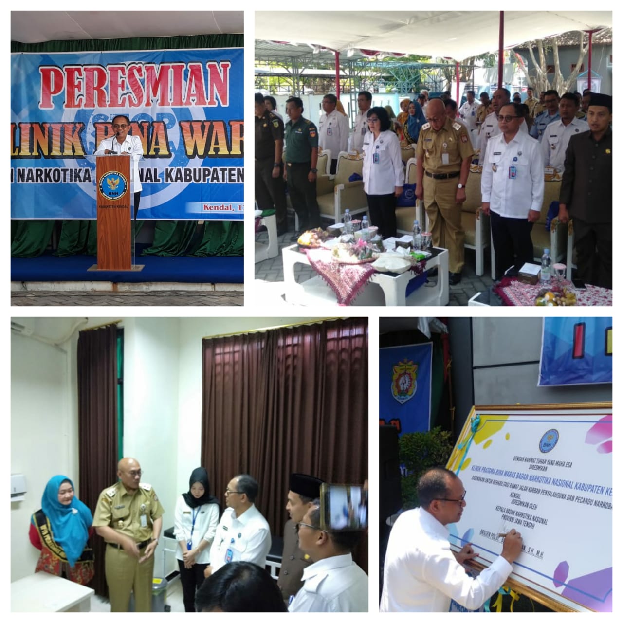 KEPALA BNNK BATANG HADIRI PERESMIAN KLINIK PRATAMA BNNK KENDAL KEPALA BNNK BATANG HADIRI PERESMIAN KLINIK PRATAMA BNNK KENDAL