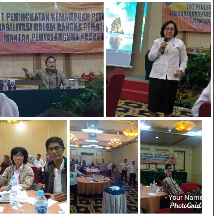 TOT PETUGAS PASCAREHABILITASI TINGKATKAN KEMAMPUAN PETUGAS BNNK BATANG