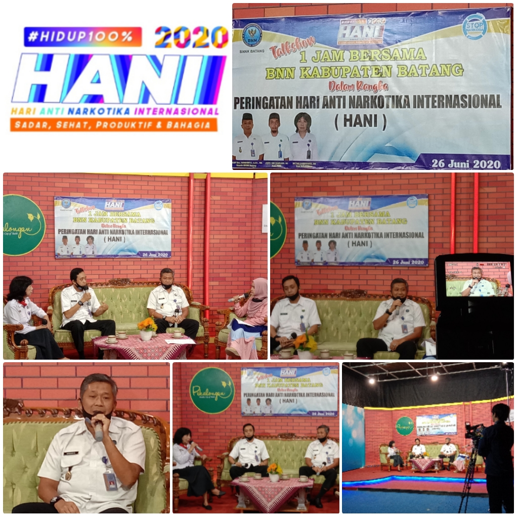 Talkshow 1 Jam Bersama BNN Kabupaten Batang Dalam Rangka Peringatan HANI 2020 Talkshow 1 Jam Bersama BNN Kabupaten Batang Dalam Rangka Peringatan HANI 2020