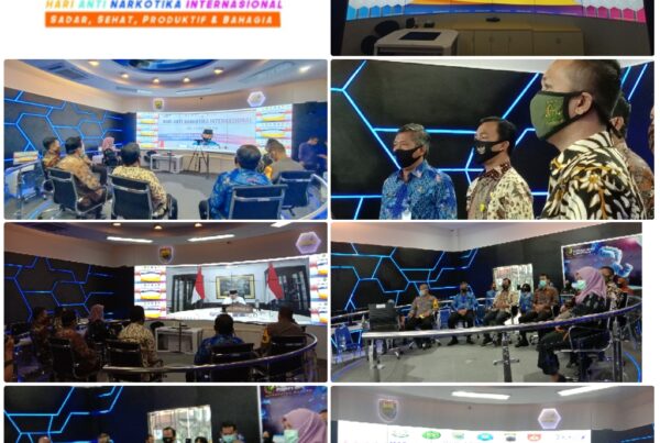 Kegiatan Puncak Hari Anti Narkotika Internasional Tahun 2020 melalui Video Conference