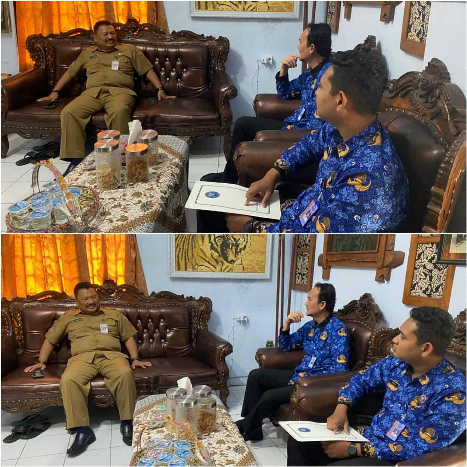 Koordinasi dengan Kepala Bakesbangpol Kab. Batang Koordinasi dengan Kepala Bakesbangpol Kab. Batang
