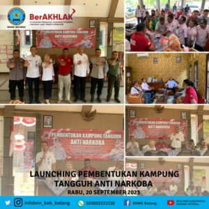 Launching dan Pembekalan Kampung Tangguh Anti Narkoba Launching dan Pembekalan Kampung Tangguh Anti Narkoba