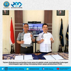 Penandatanganan Perjanjian Kerja Sama antara Rutan Klas IIA Pekalongan dengan BNNK Batang Penandatanganan Perjanjian Kerja Sama antara Rutan Klas IIA Pekalongan dengan BNNK Batang
