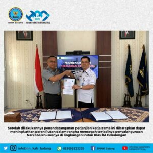 Penandatanganan Perjanjian Kerja Sama antara Rutan Klas IIA Pekalongan dengan BNNK Batang Penandatanganan Perjanjian Kerja Sama antara Rutan Klas IIA Pekalongan dengan BNNK Batang